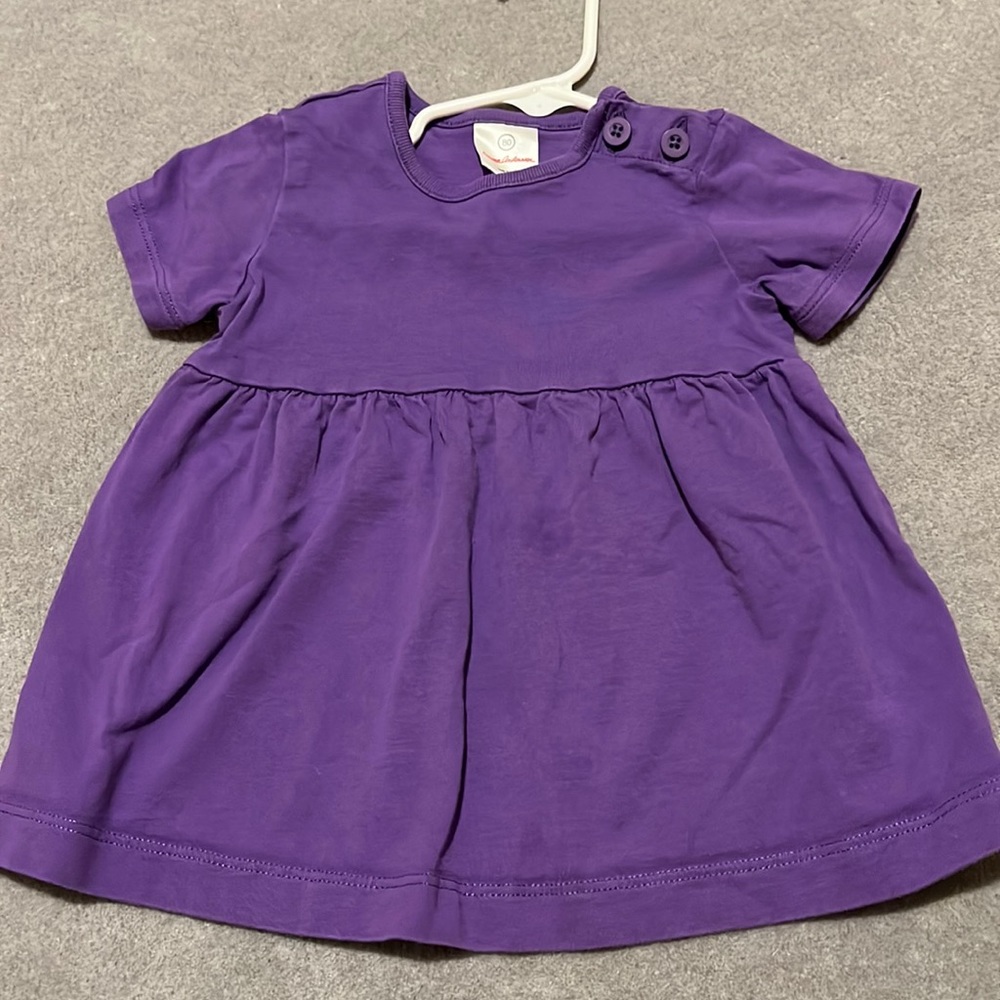 Size 80 12 Month Hanna Andersson purple dress